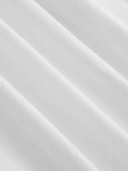 100%Cotton V-neck Pleated Knotted Maxi Dress