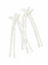 2PCS LACE BOWKNOT HAIR CLIP SET