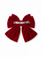 VELVET BOWKNOT HAIR CLIP