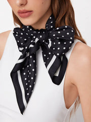 POLKA DOT SQUARE HEADSCARF