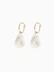 SHELL DROP EARRINGS