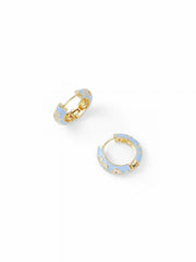 FLOWER HOOP EARRINGS