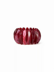 MARBLE TEXTURED CURVE BANGLE BRACELET