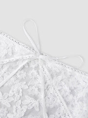 FLORAL LACE HEADSCARF