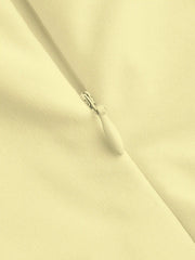 Round Neckline Ruched Maxi Dress