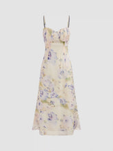 Chiffon Sweetheart Floral Cami Maxi Dress
