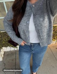 Petite Denim Solid Straight Leg Jeans