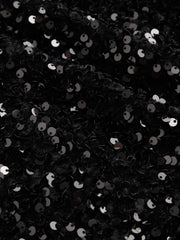 Sequin Square Neck Micro Romper