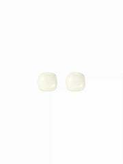 SQUARE RESIN STUD EARRINGS