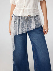 LACE WRAP SKIRT