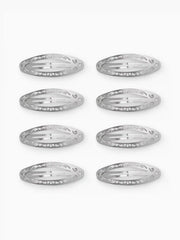 8PCS HOLLOW HAIR CLIPS