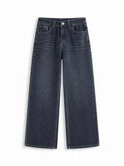 Denim Low Rise Straight Leg Jeans
