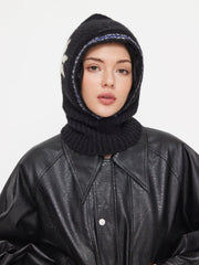 SNOWFLAKE PATTERN BALACLAVA CAP