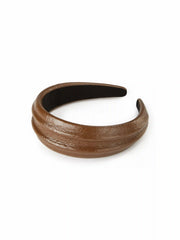 FAUX LEATHER HEADBAND
