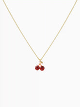CHERRY & ZIRCON NECKLACE