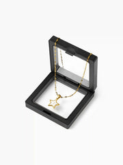 STAR & LETTER PENDANT NECKLACE