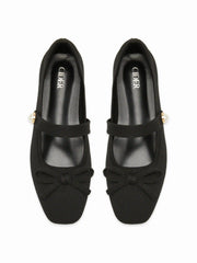 BOWKNOT DECOR MARY JANE FLATS