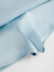 Satin Strapless Bowknot Top