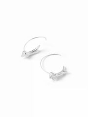 DACHSHUND SHAPED HOOP EARRINGS
