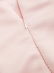Sculptural Bowknot Flared Bandeau Midi Dress