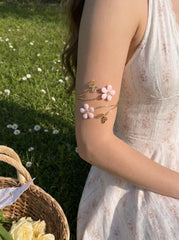 FLOWER & BUTTERFLY ARM CUFF