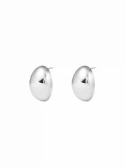 OVAL STUD EARRINGS