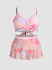 Tie Dye Cheeky Bikini Bottom Curve & Plus