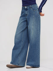 Cider Denim Low Rise Baggy Jeans