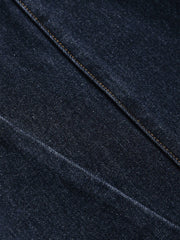 Mid Waist Pocket Straight Leg Jeans
