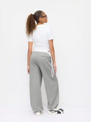 Mid Rise Bowknots Elastic Waist Drawstring Jogger Sweatpants