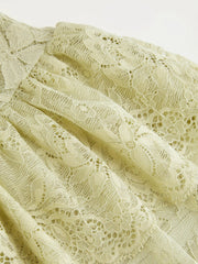 Lace Floral Low Rise Ruffled Layered Mini Skirt