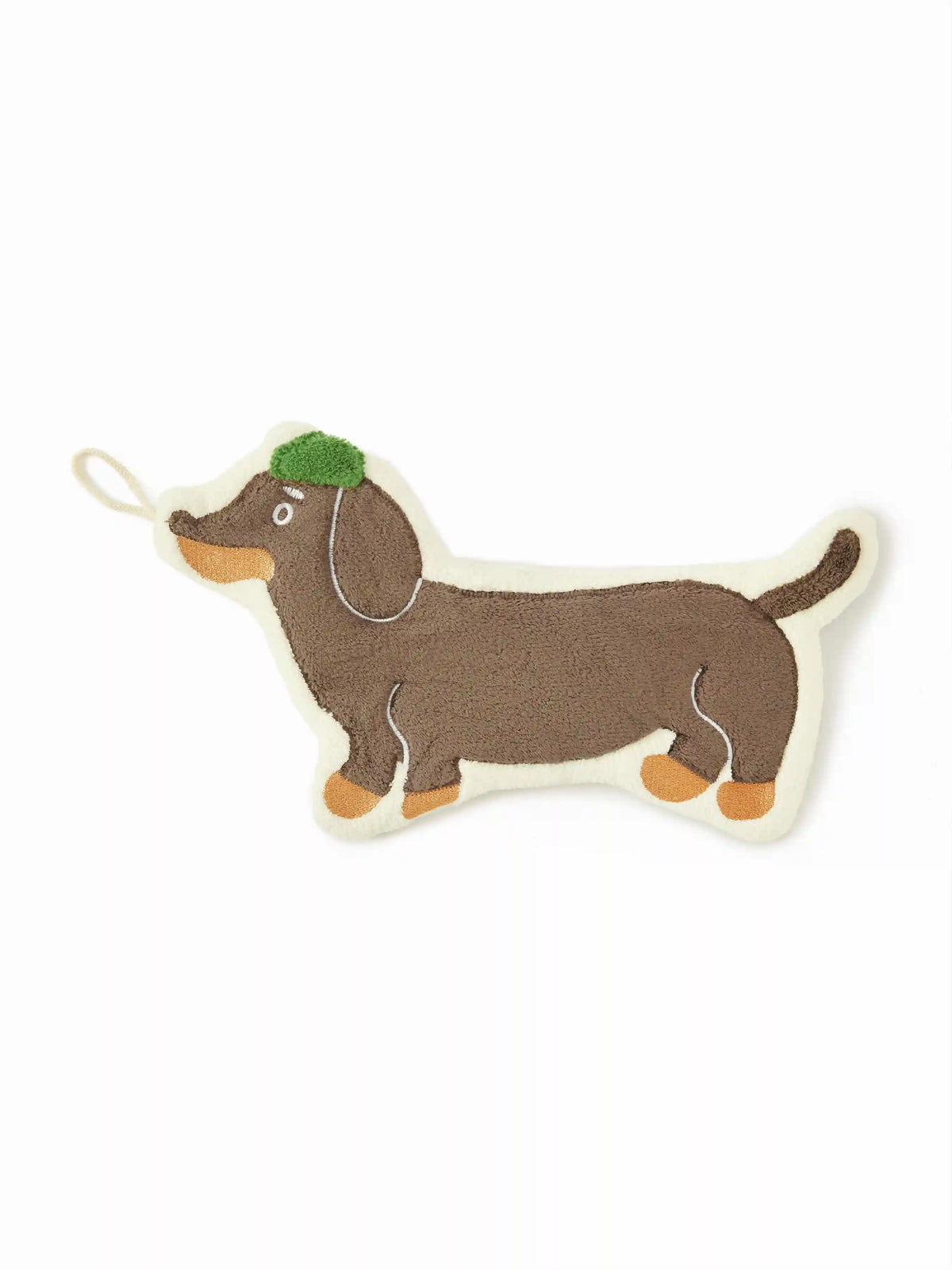 DACHSHUND SHAPED  HAND TOWEL