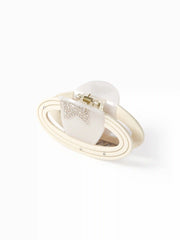 PLANET & RHINESTONE STAR HAIR CLAW