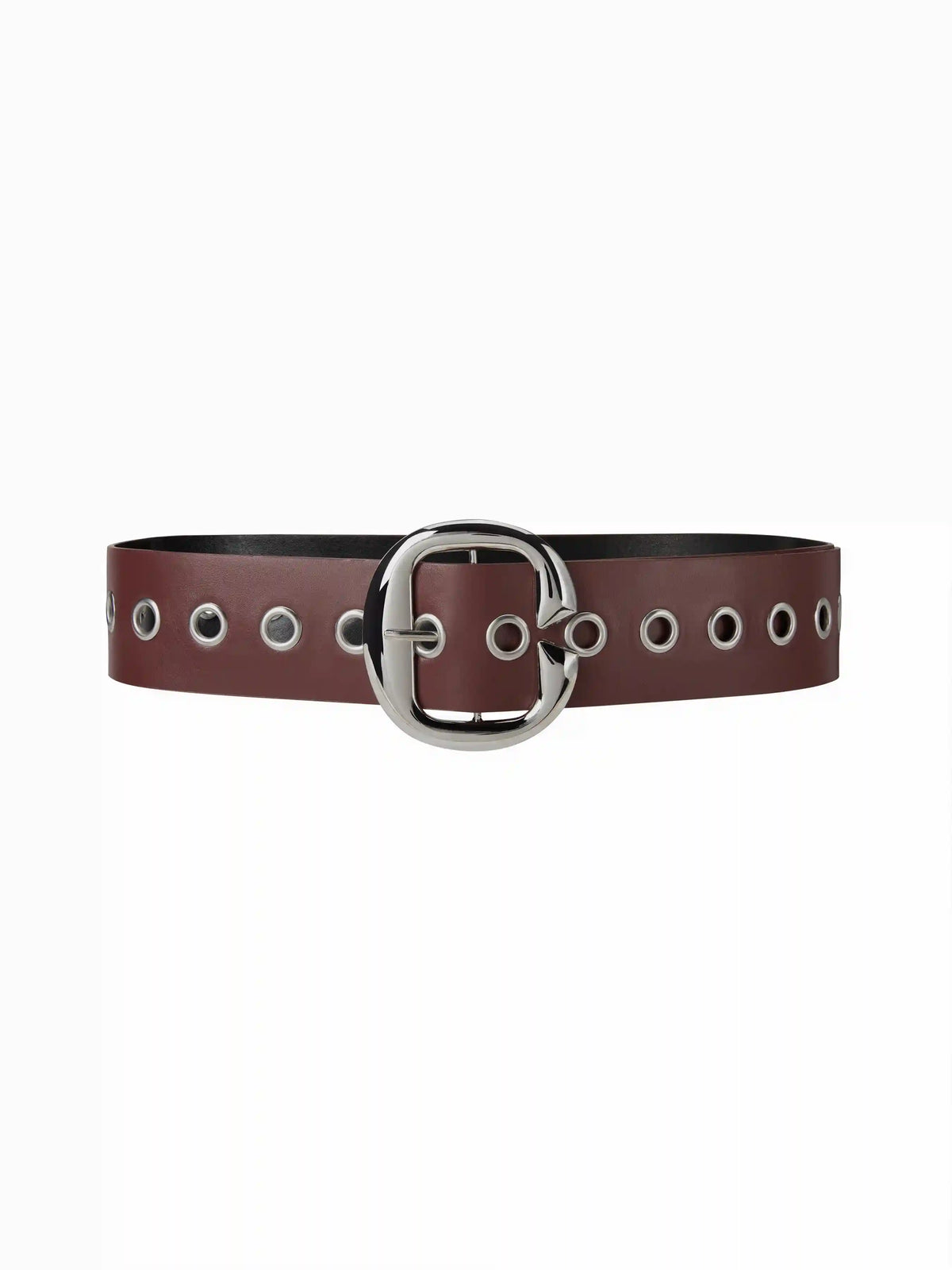 EYELET EMBELLISHED BUCKLE BELT