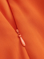 Chiffon Halter Neckline Beaded Ruched Asymmetrical Ruffle Hem A-line Maxi Dress