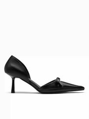 POINTED TOE BOWKNOT STILETTO HEELS