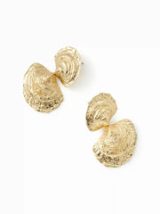 SHELL TEXTURED EARRINGS