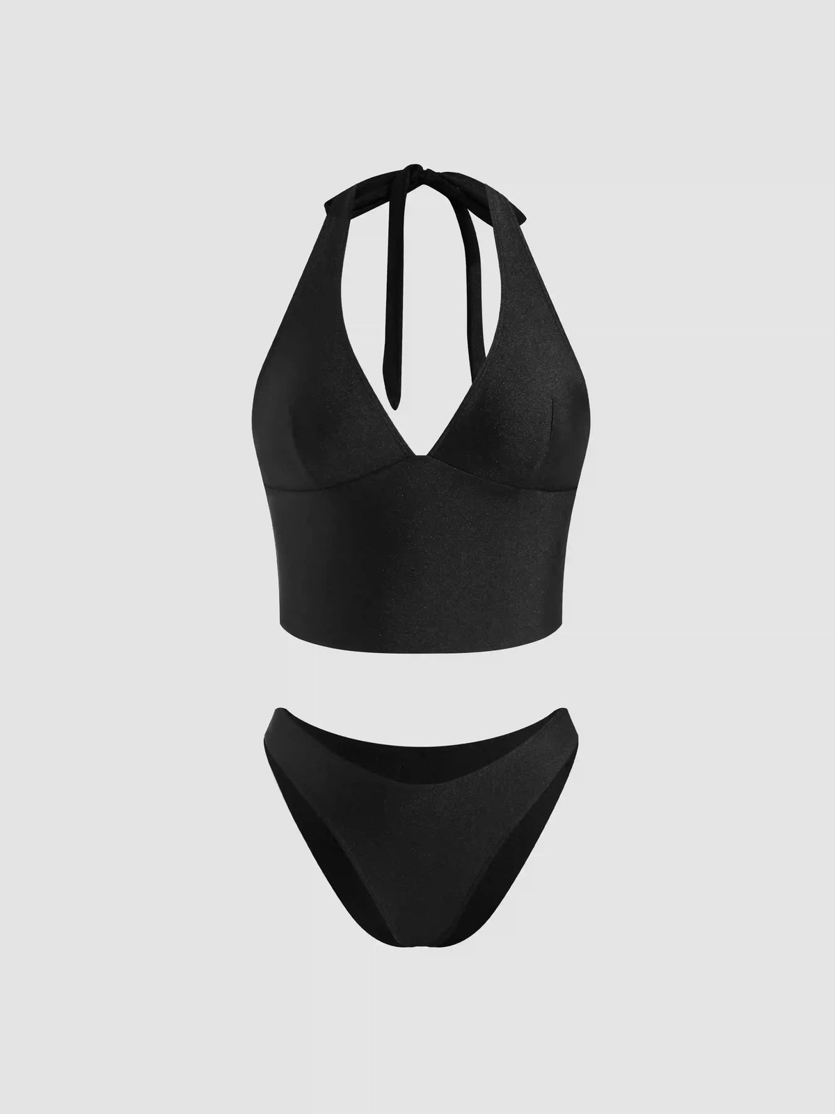 Halter Neckline Bikini Set