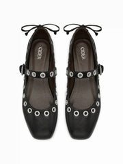 BOWKNOT DECOR MARY JANE FLATS