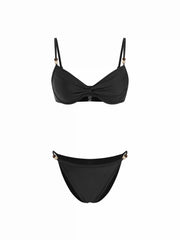 Sweetheart Beaded Underwire Bikini Set
