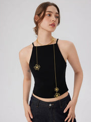 FLORAL LONG NECKLACE