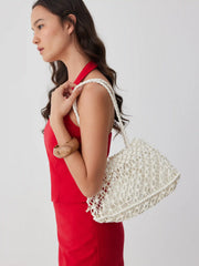 WOVEN SHOULDER BAG