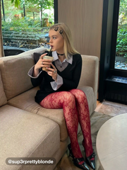 Floral Lace Tights