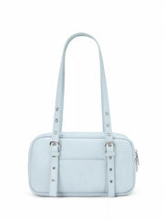 DOUBLE BUCKLE SHOULDER BAG