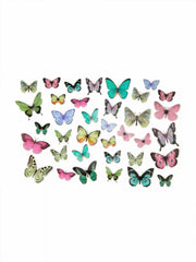 36PCS BUTTERFLY PATTERN WALL STICKERS