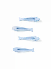 4PCS FISH HAIR CLIP SET