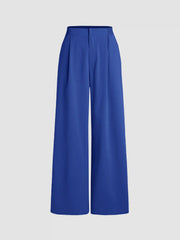 Mid Rise Pleated Trouser