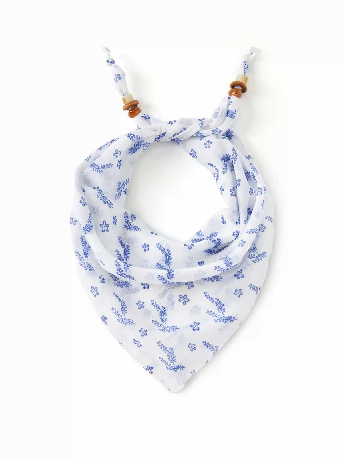 LEAF & FLORAL SCARF