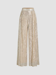 Sequined Pull-On Pant