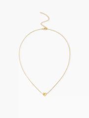 HEART & LETTER PENDANT NECKLACE